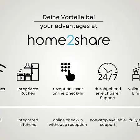 아파트 Schoene In Der Innenstadt Von I Home2share *